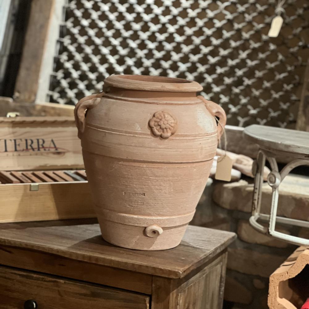 cotto keramika terracotta mediteranska mala kvetinac hlina tehla dekor darcek mrazuvzdorna toskansko toskanska handmade rucne vyrobeny remeselny kvet.jpg